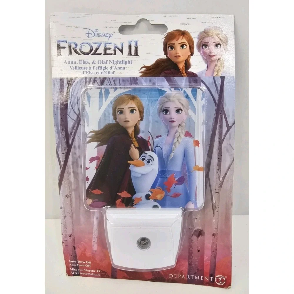 Dept 56 Disney LED Night Light Unopened NIB Collectible-Elsa, Anna & Olaf